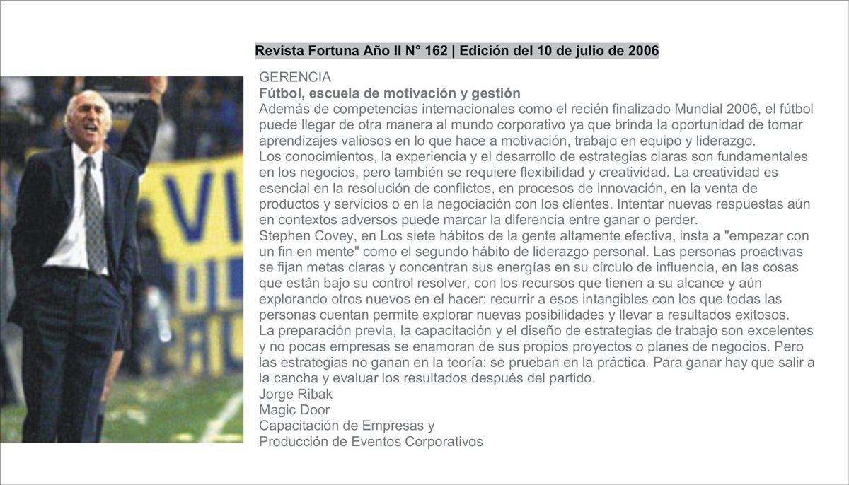 Revista Fortuna 2006